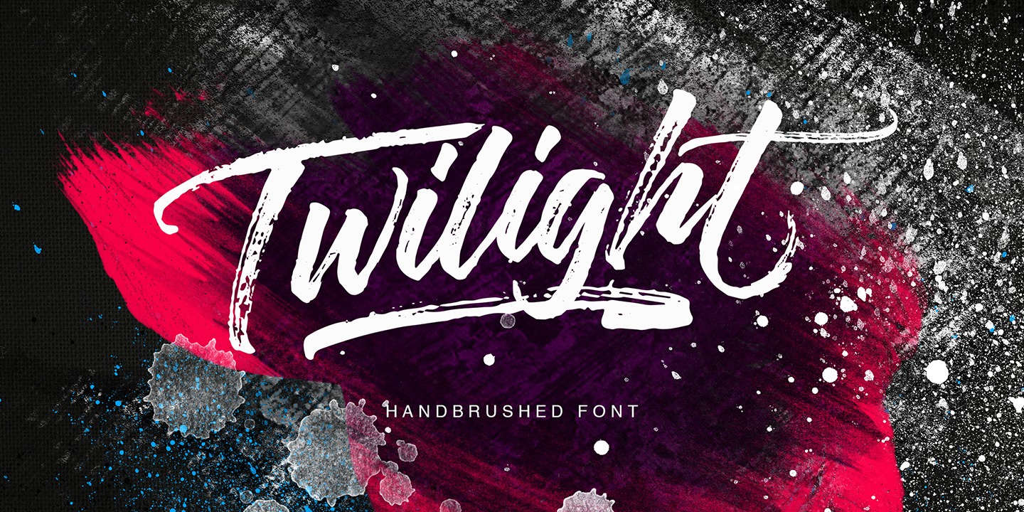 Twilight Script Swashes Font preview